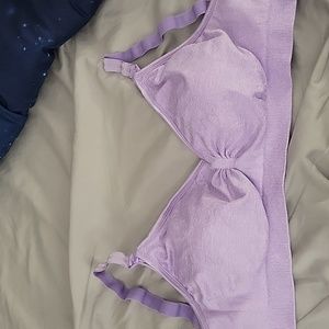 XXL Purple Nursing Bra